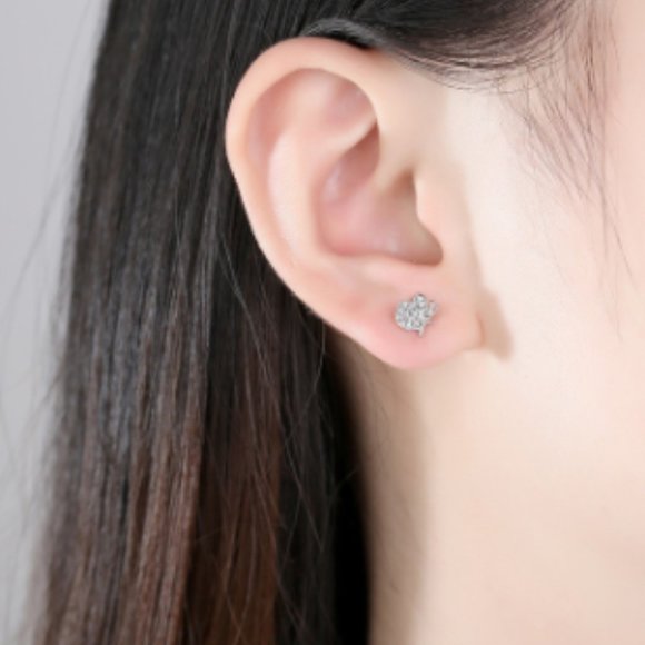 Sterling Silver Rose Gold Zircon - Picture 3 of 3